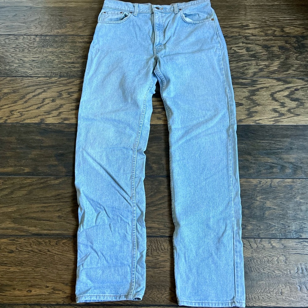 Levi's 505 Blue Straight Jeans Classic Fit
